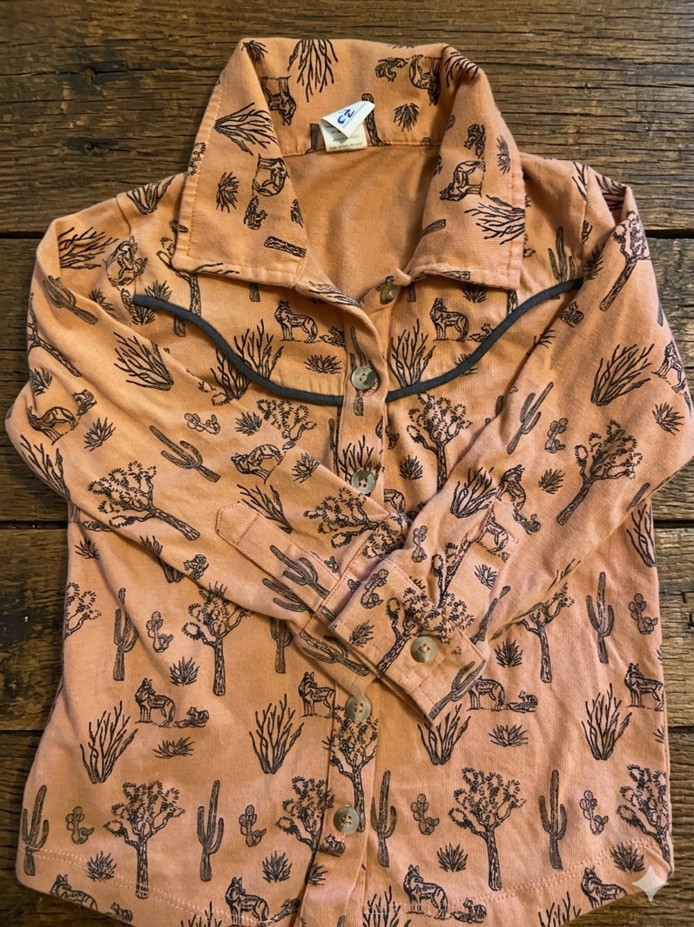 Kate Quinn Western Button Down 3T